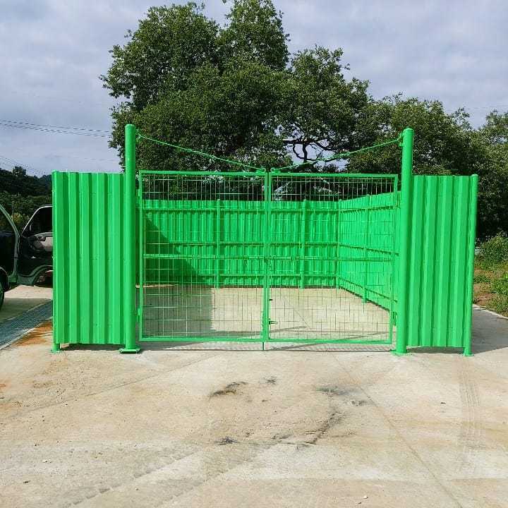 연두 차폐휀스 입니다.